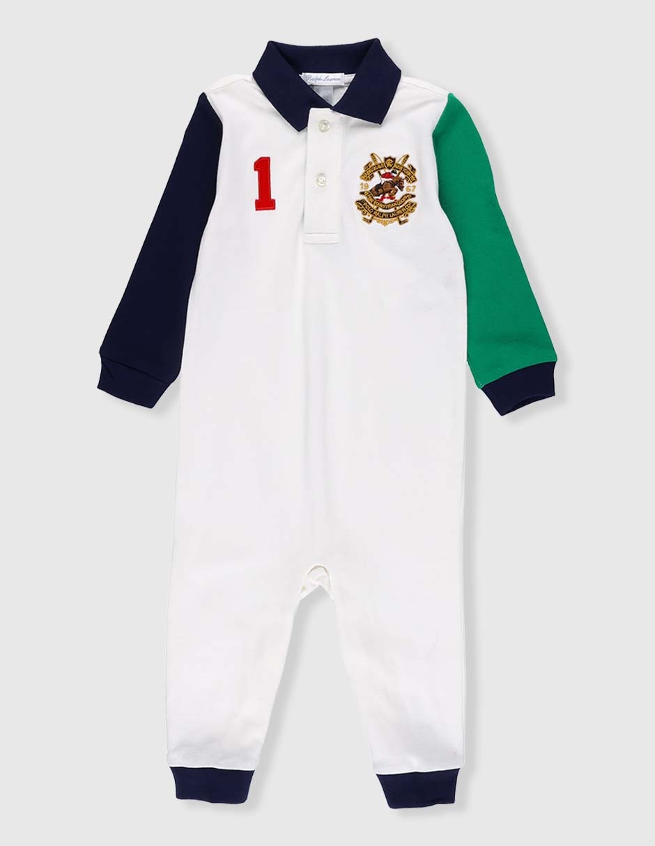 Mameluco Polo de algodón para bebé niño