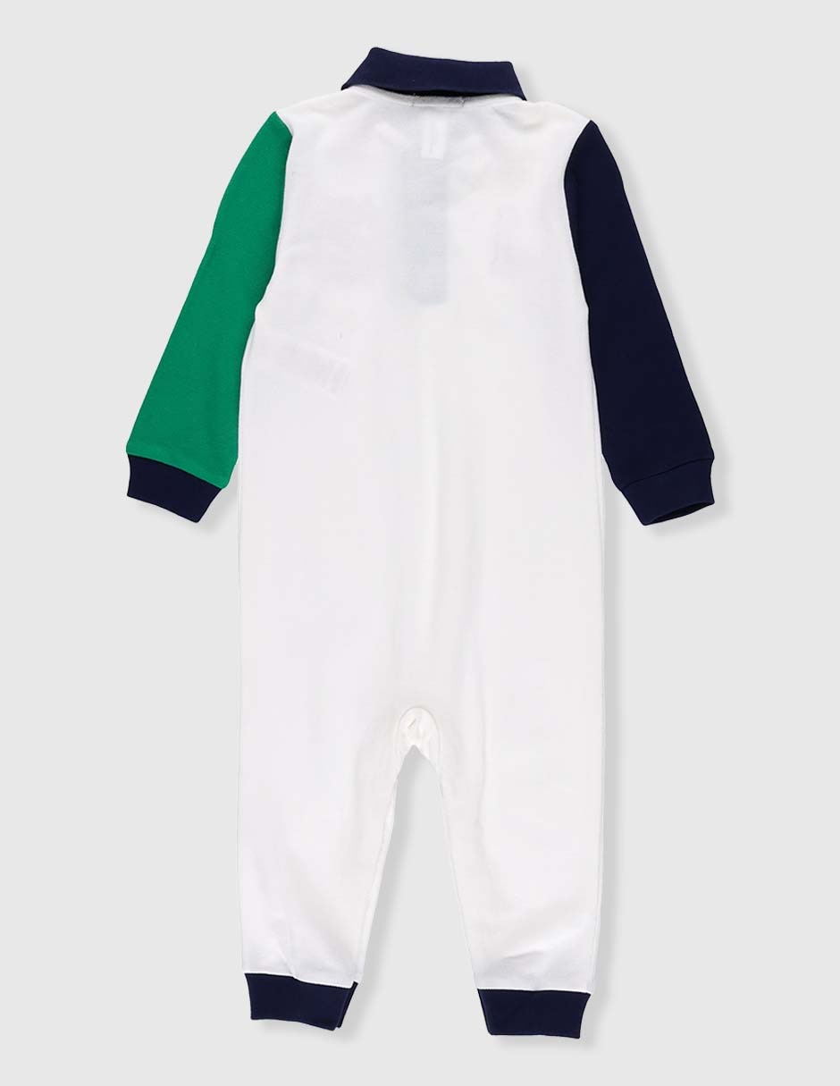 Mameluco Polo de algodón para bebé niño
