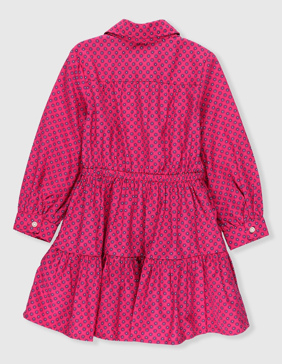 Vestido Polo manga con puño para bebé niña