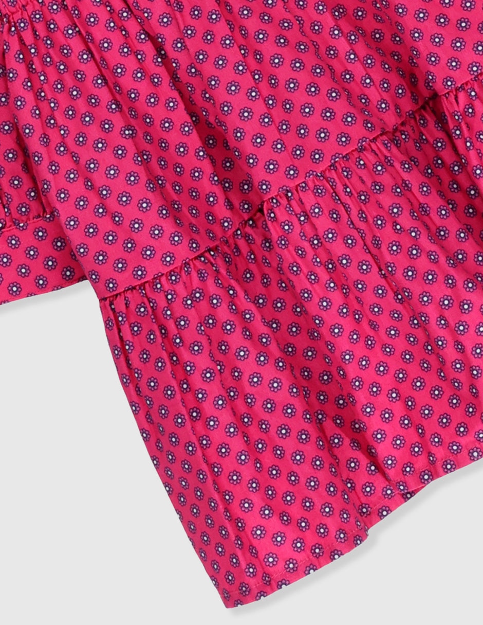 Vestido Polo manga con puño para bebé niña