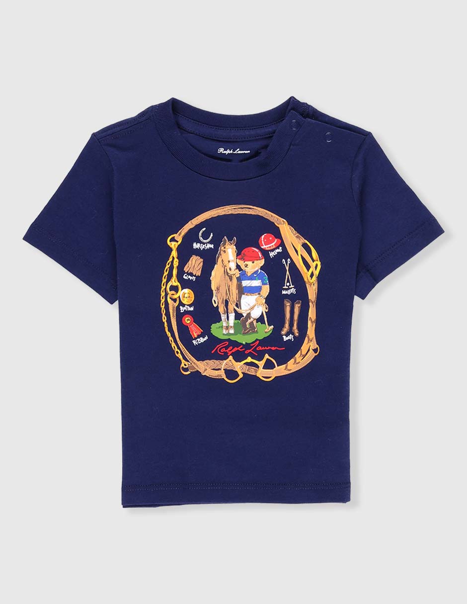 Playera Polo manga corta para bebé niño