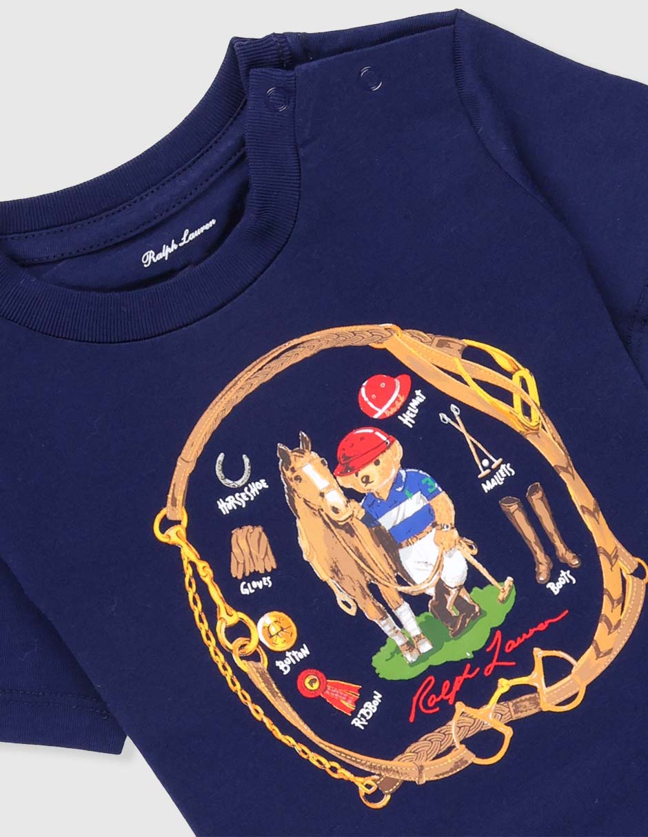 Playera Polo manga corta para bebé niño