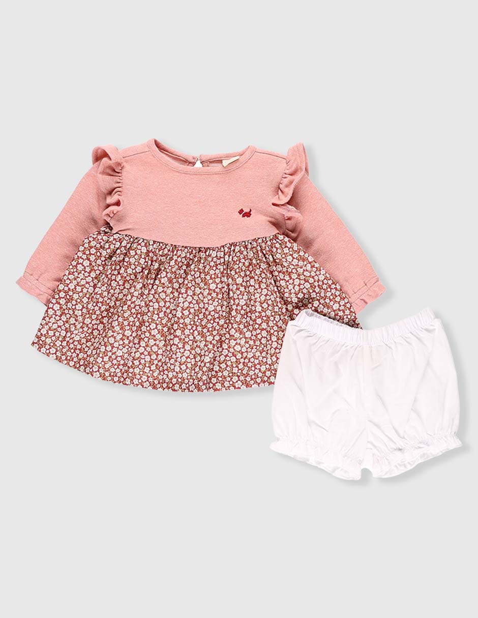 Vestido con calzón Ferrioni para bebé niña
