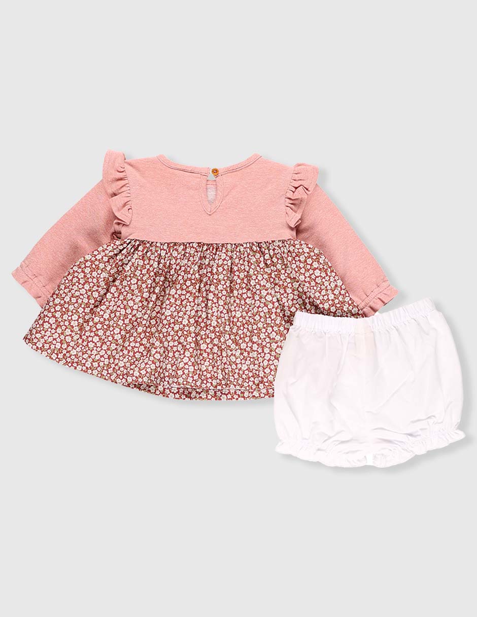 Vestido con calzón Ferrioni para bebé niña