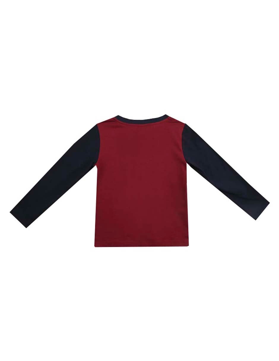 Playera satcher manga larga para niño 4