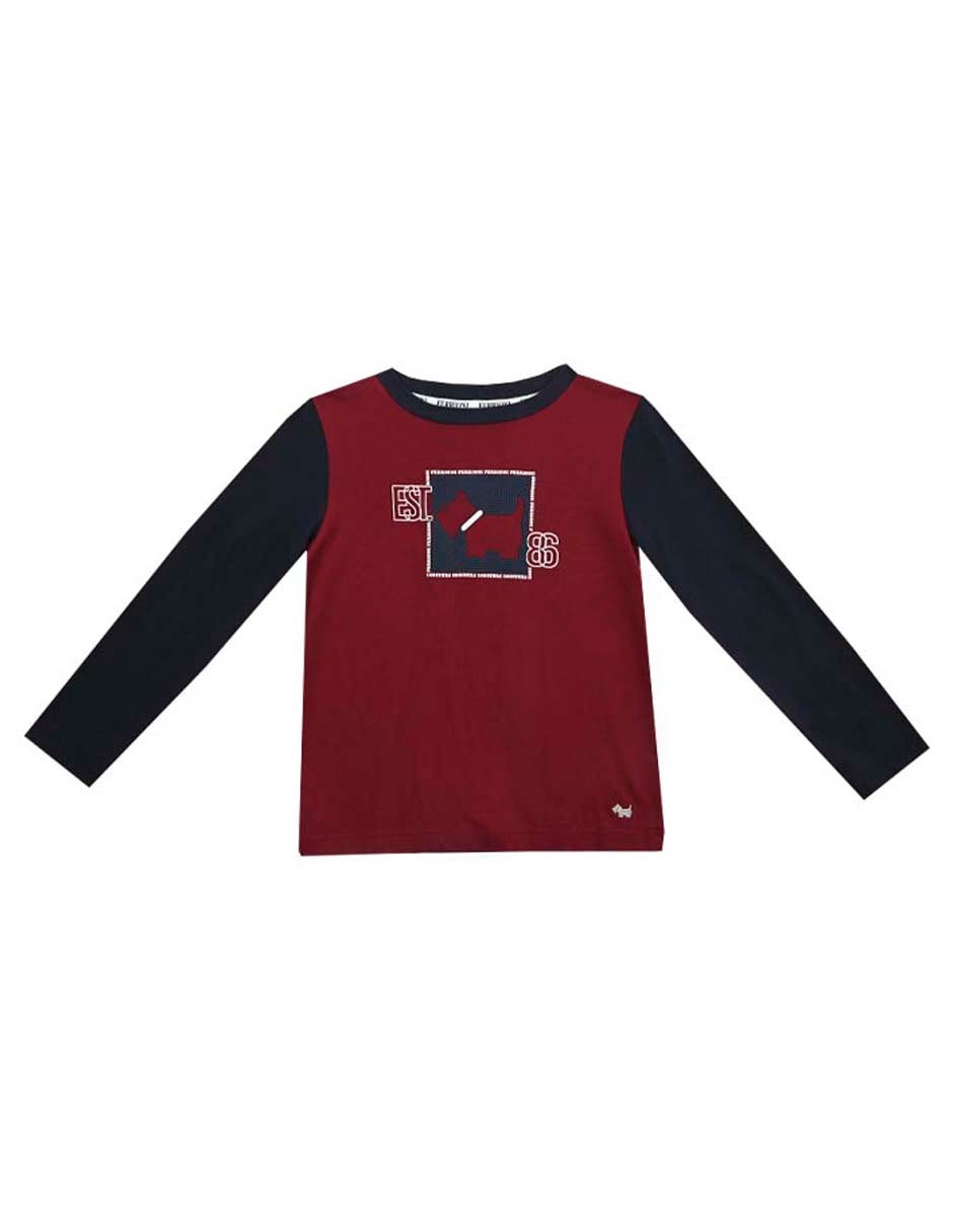 Playera satcher manga larga para niño 1