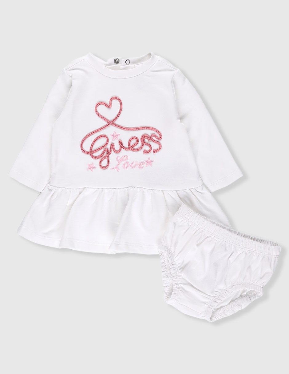 Vestido manga larga para bebé