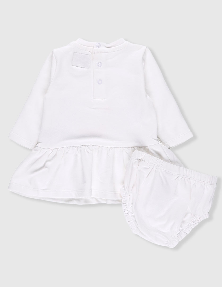 Vestido manga larga para bebé