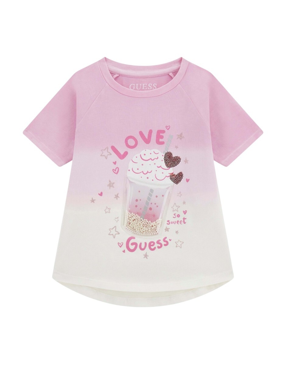 Playera manga corta para bebé niña Playera manga corta para bebé niña