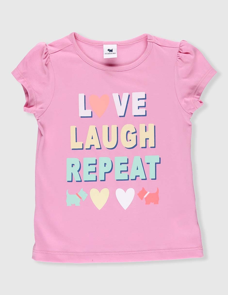 Playera manga corta para bebé niña 1