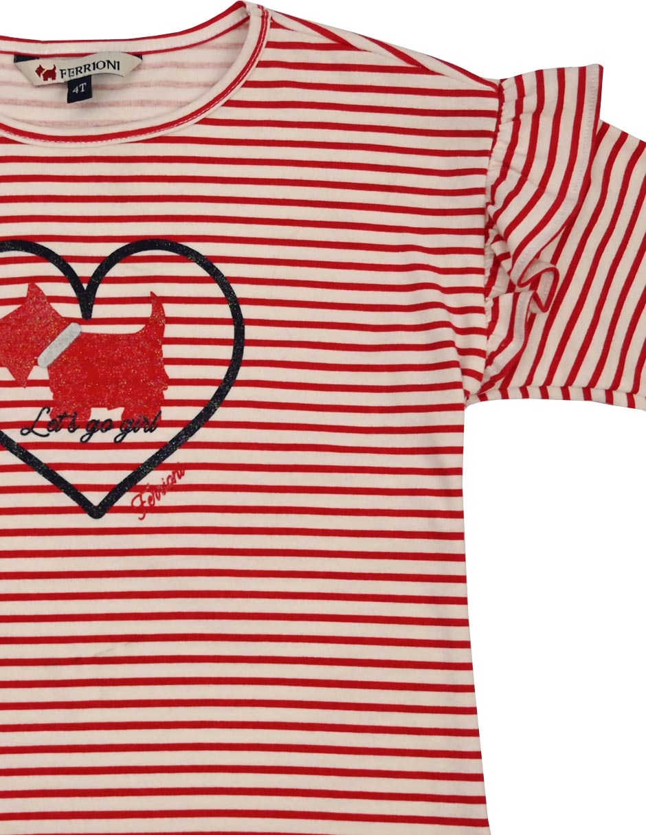 Playera Anah manga larga para niña 4