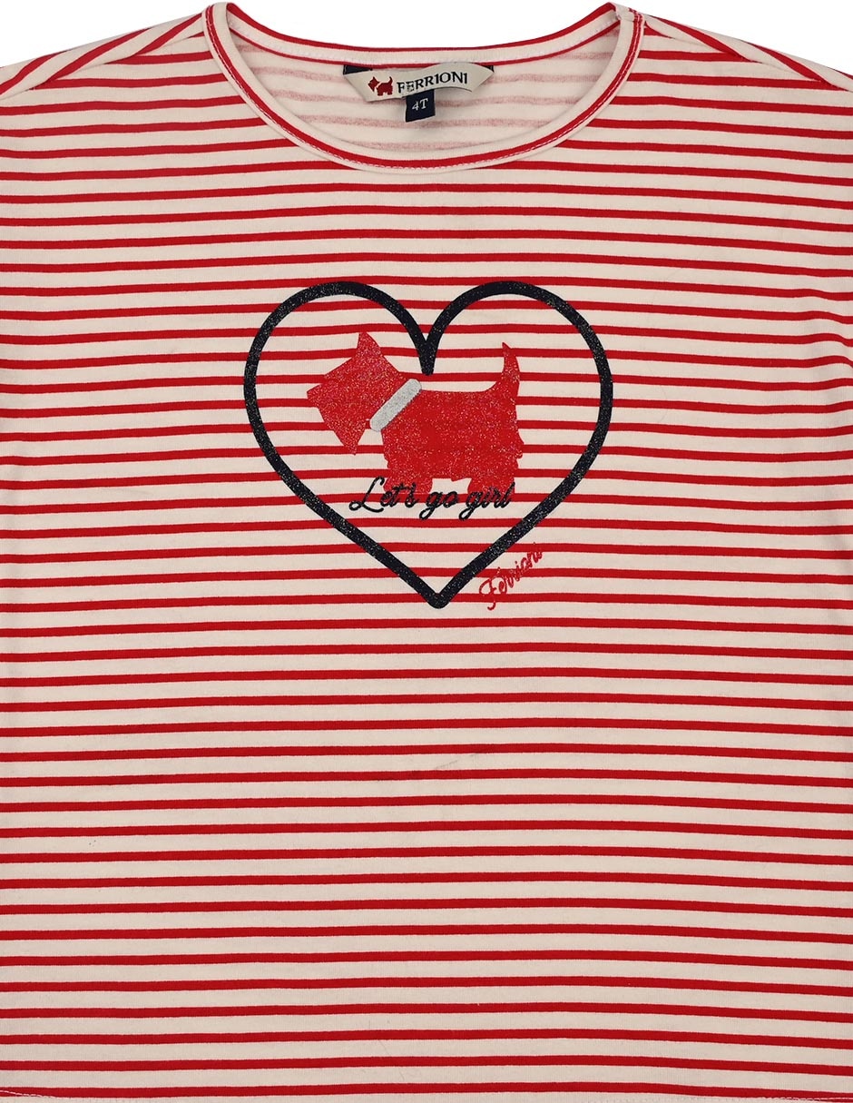 Playera Anah manga larga para niña 3