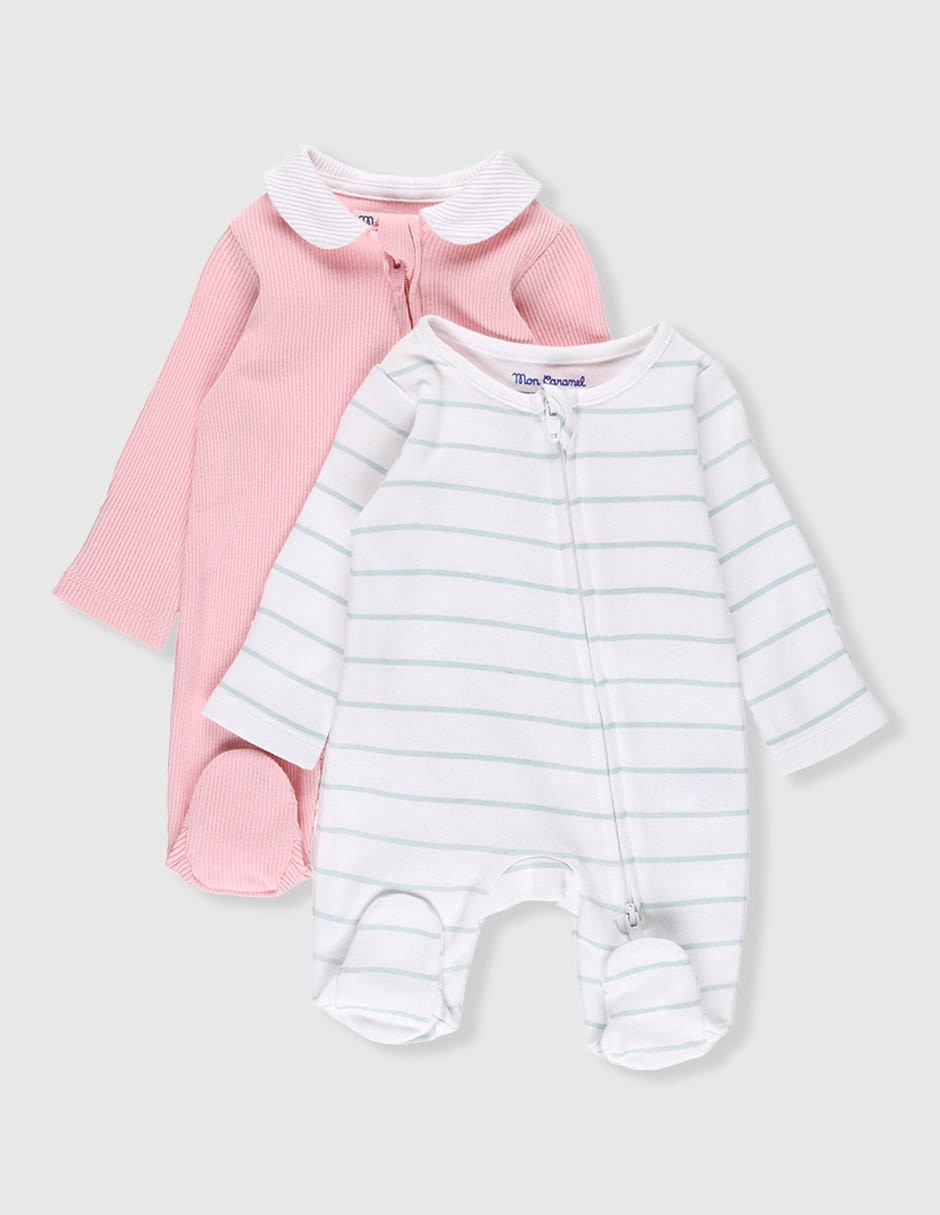 Set de mamelucos para bebé niña 1