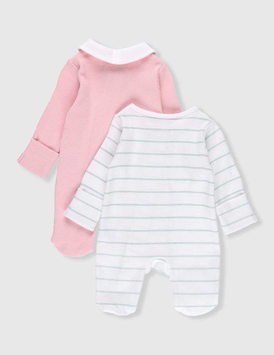 Set de mamelucos para bebé niña 5