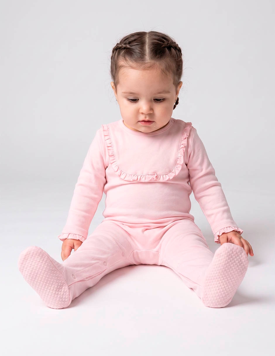 Mameluco de algodón para niña