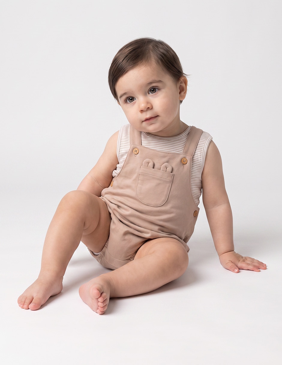 Conjunto casual de algodón para niño 2 piezas Conjunto casual de algodón para niño 2 piezas