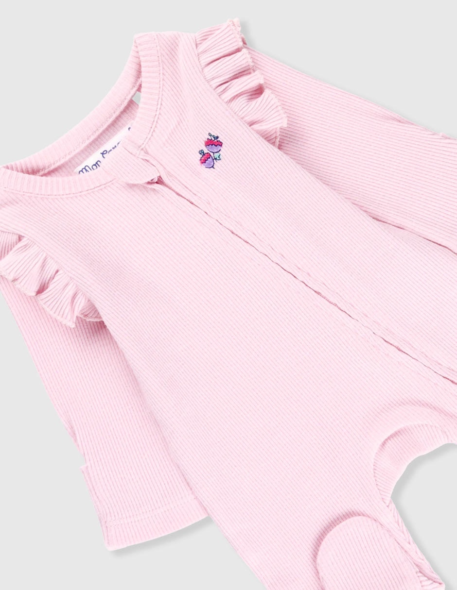 Set de mamelucos Mon Caramel de algodón para niña