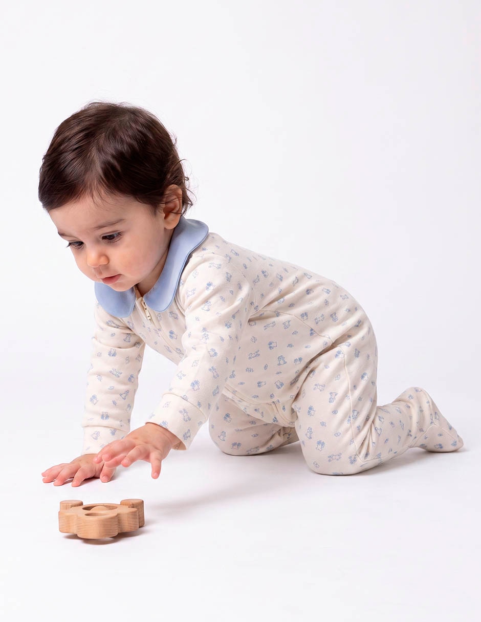 Set mameluco de algodón para bebé niño Set mameluco de algodón para bebé niño