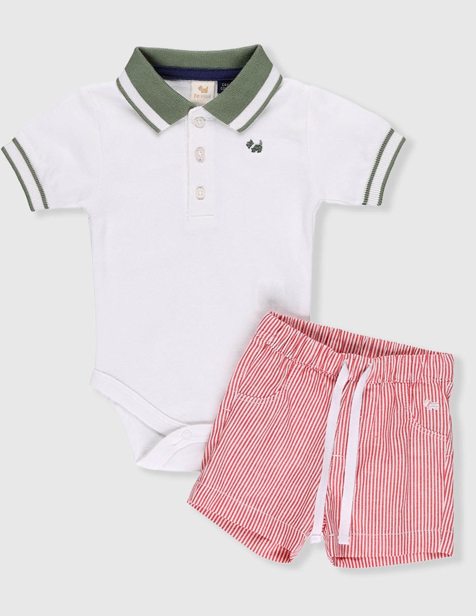 Conjunto Ferrioni Temara de algodón para bebé niño