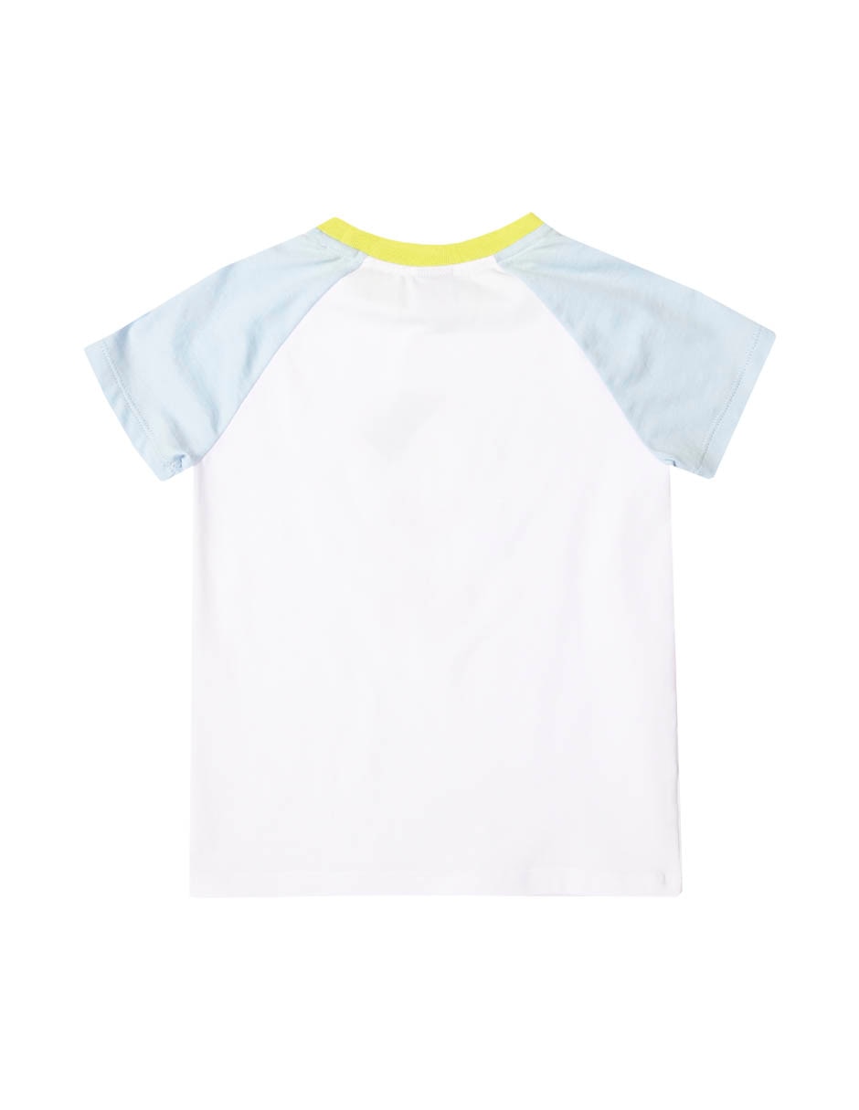 Playera Weber manga regular para bebé niño
