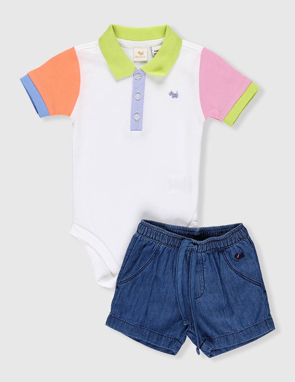 Conjunto casual Ferrioni de algodón para bebé niño