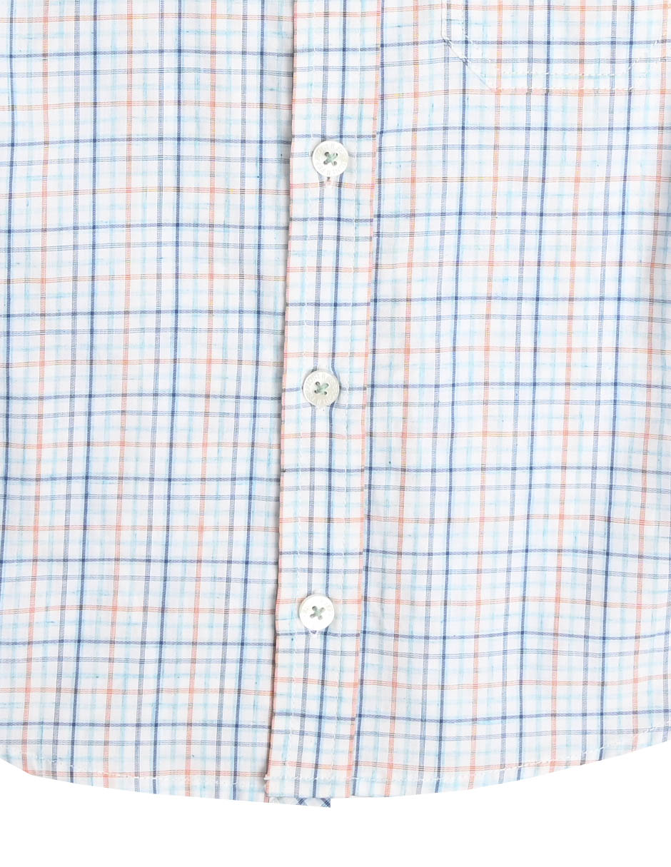 Camisa casual Ronan de algodón manga larga para niño