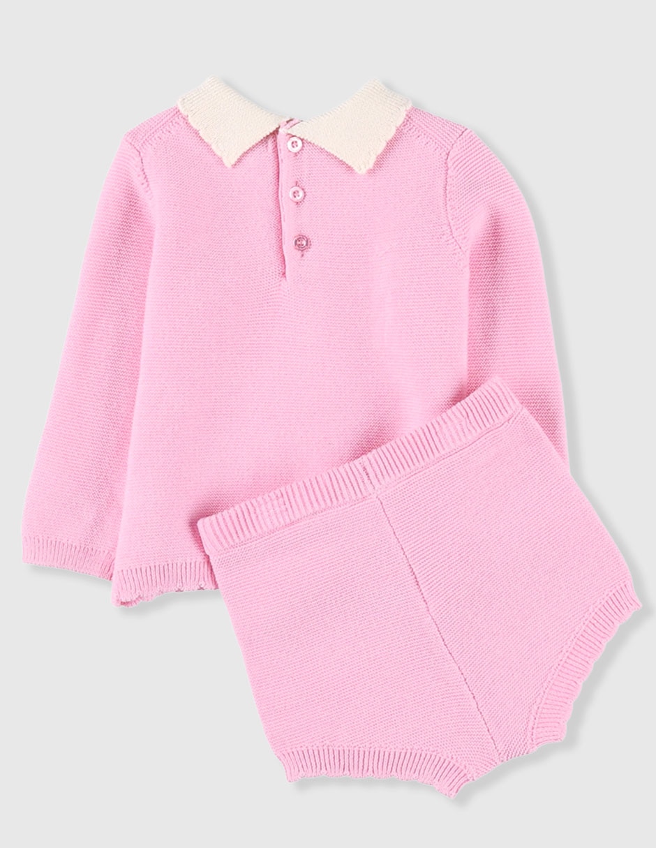 Conjunto de algodón para bebé niña