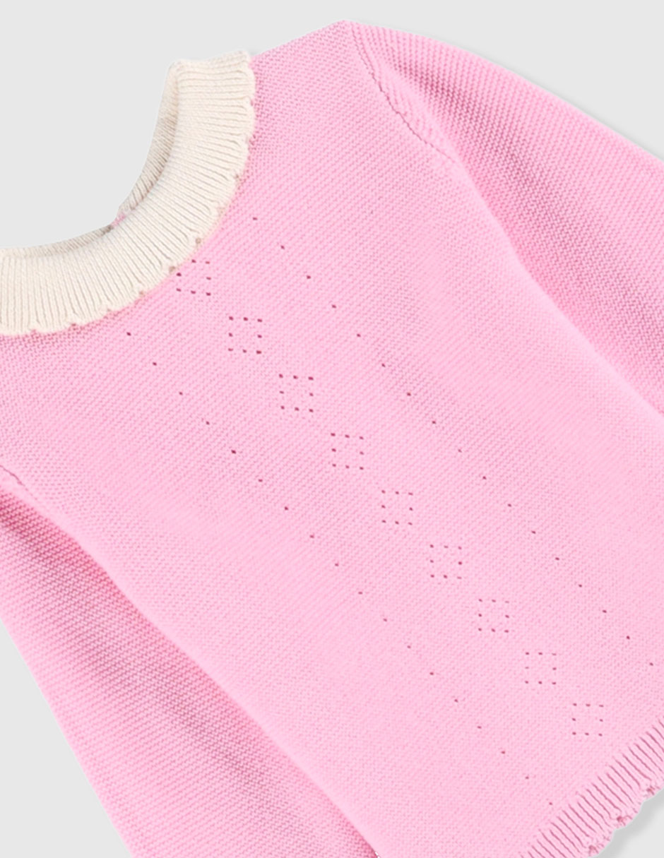 Conjunto de algodón para bebé niña