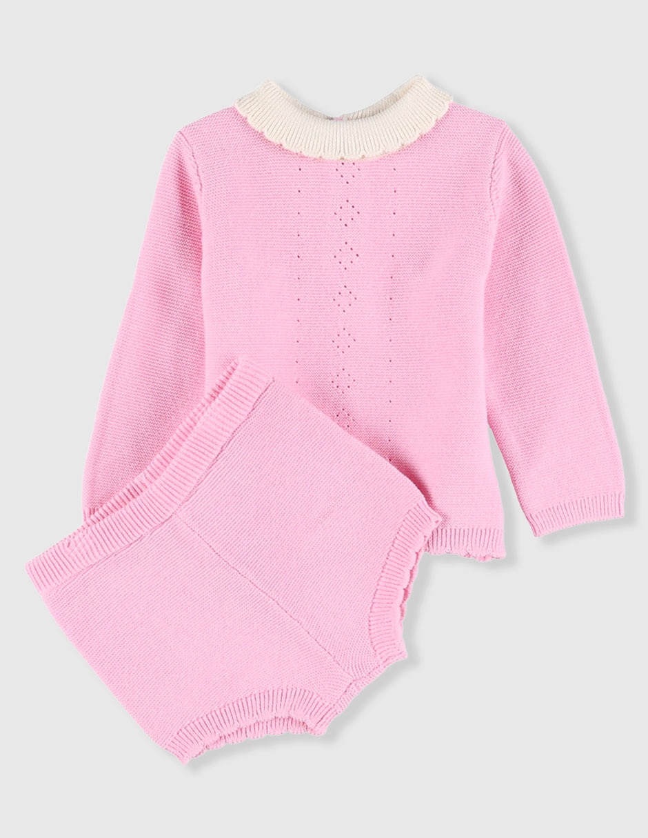 Conjunto de algodón para bebé niña Conjunto de algodón para bebé niña