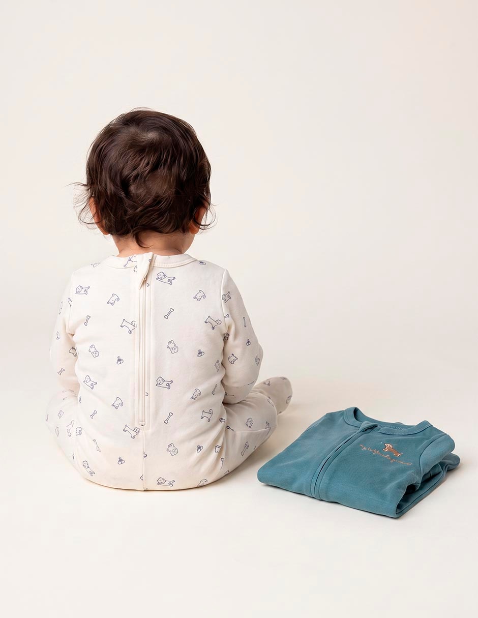 Set mameluco de algodón para niño 2