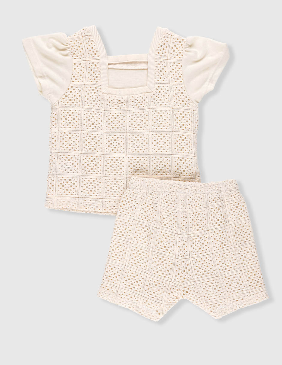 Conjunto de algodón para niña 2