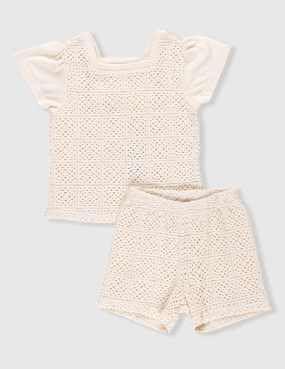 Conjunto de algodón para niña Conjunto de algodón para niña