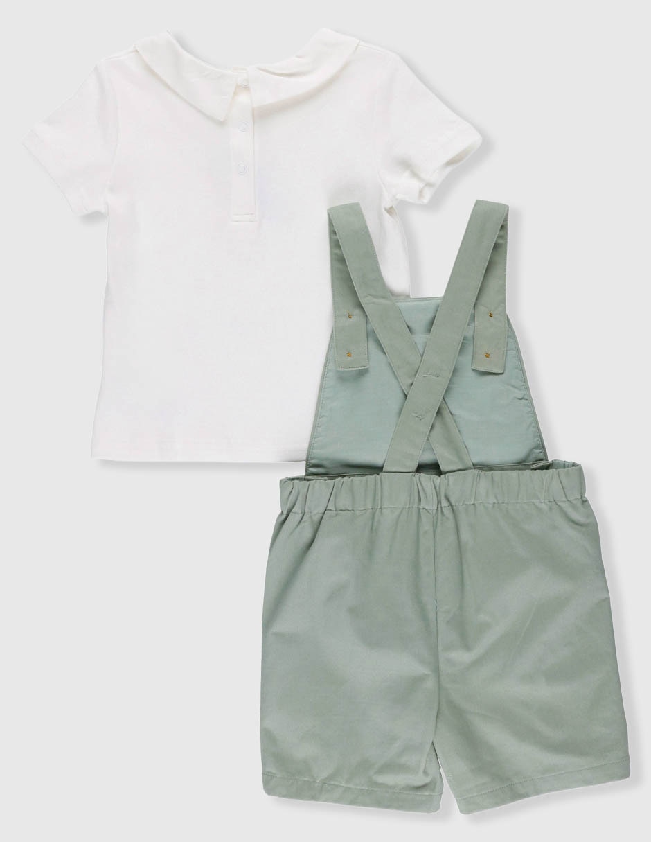 Conjunto casual de algodón para bebé niña 2 piezas 3