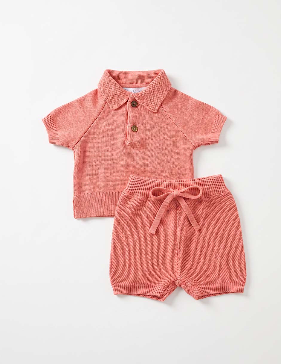 Conjunto casual de algodón para bebé niña 2 piezas Conjunto casual de algodón para bebé niña 2 piezas
