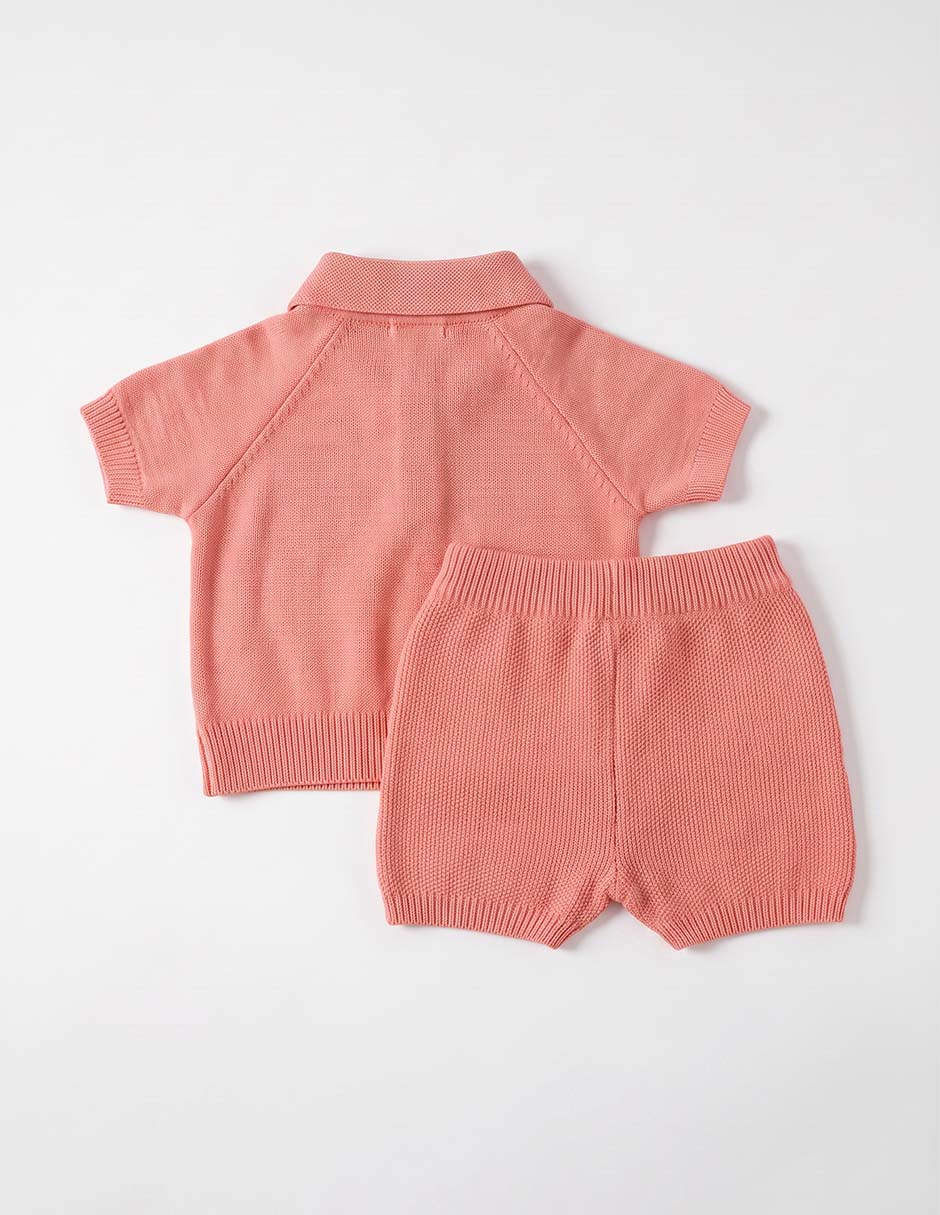 Conjunto casual de algodón para bebé niña 2 piezas 5