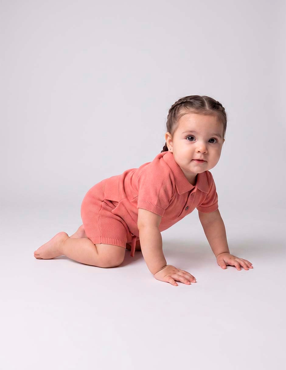 Conjunto casual de algodón para bebé niña 2 piezas 2