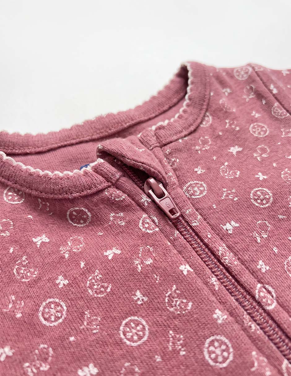 Set mameluco de algodón para bebé niña 4