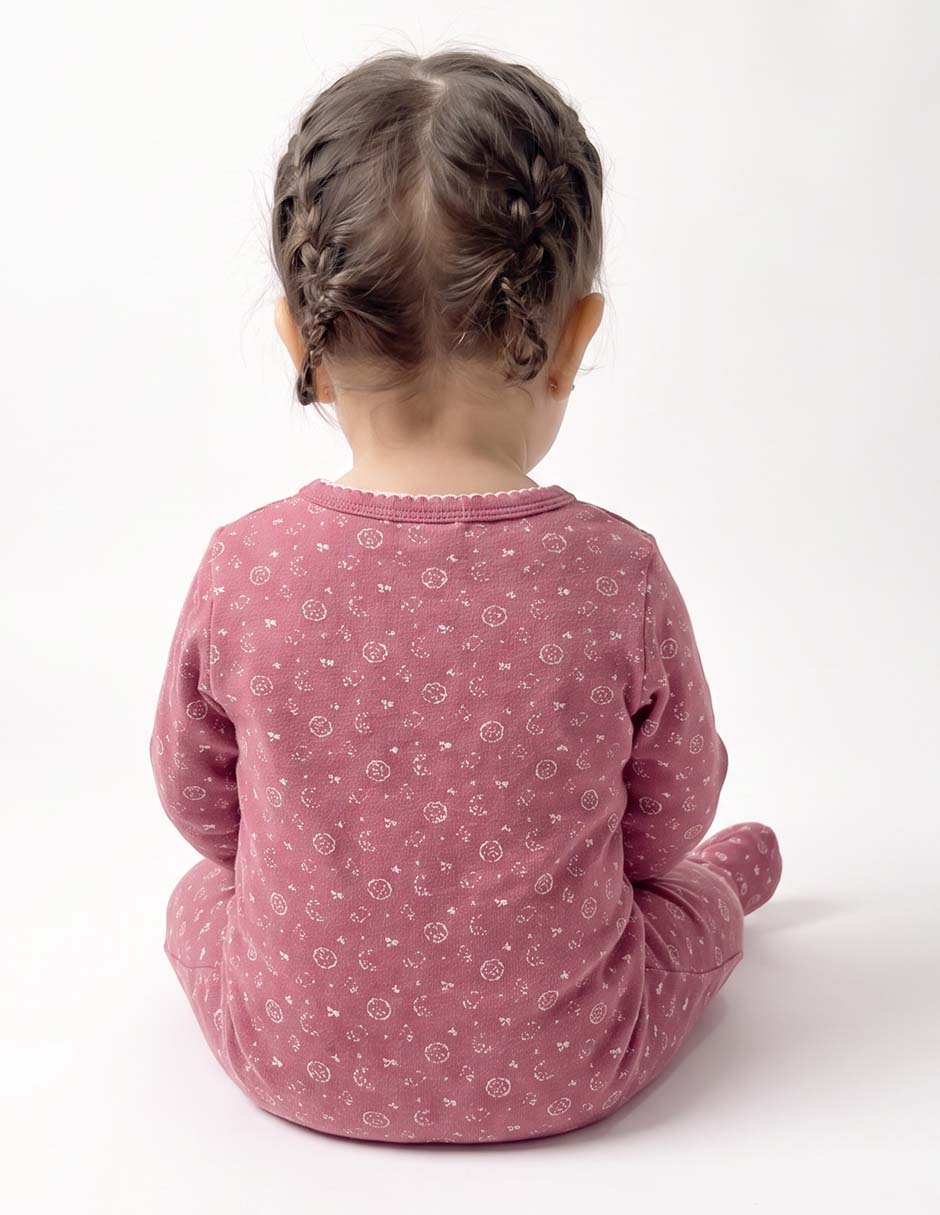 Set mameluco de algodón para bebé niña 6