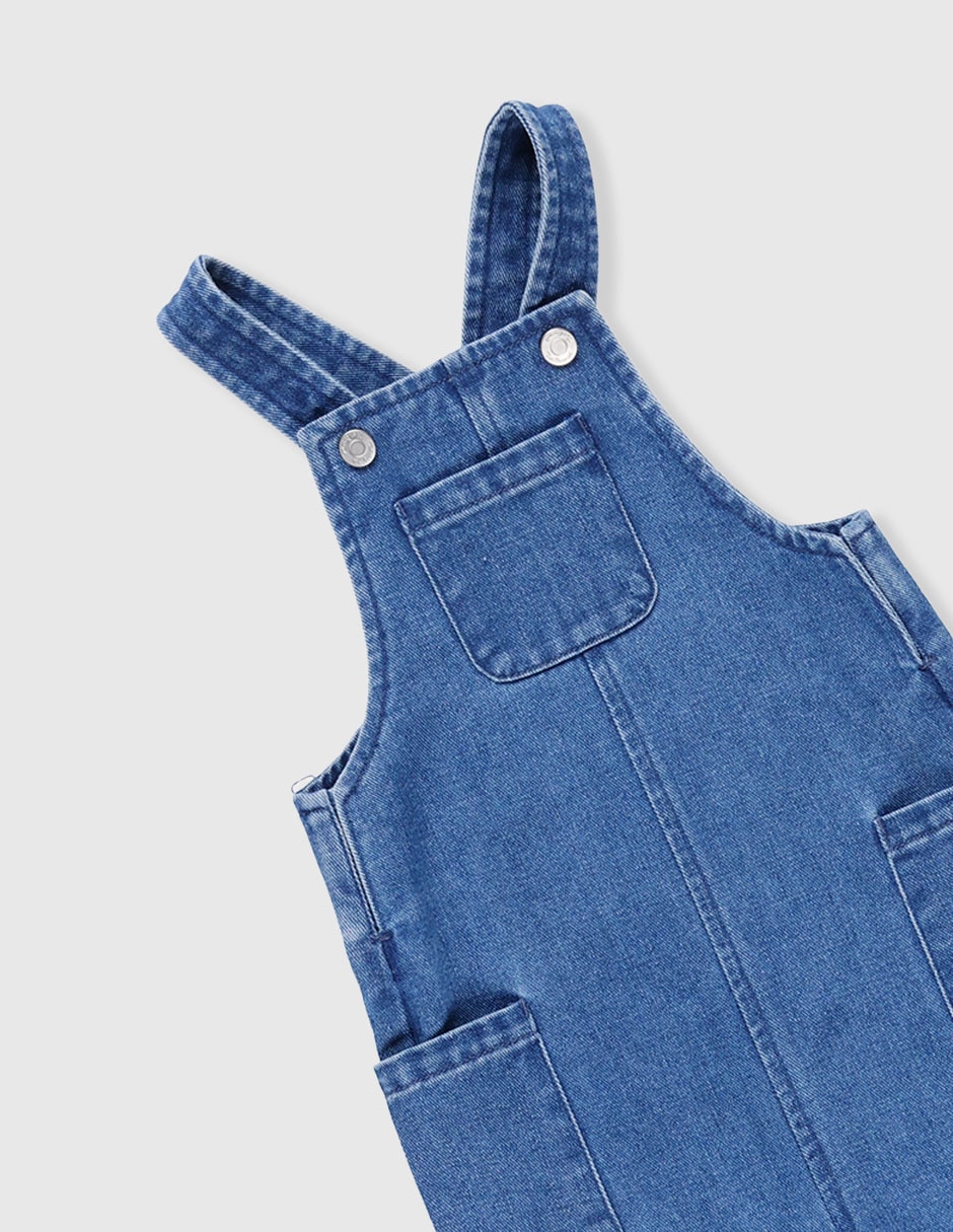 Conjunto de mezclilla bebé niña 3