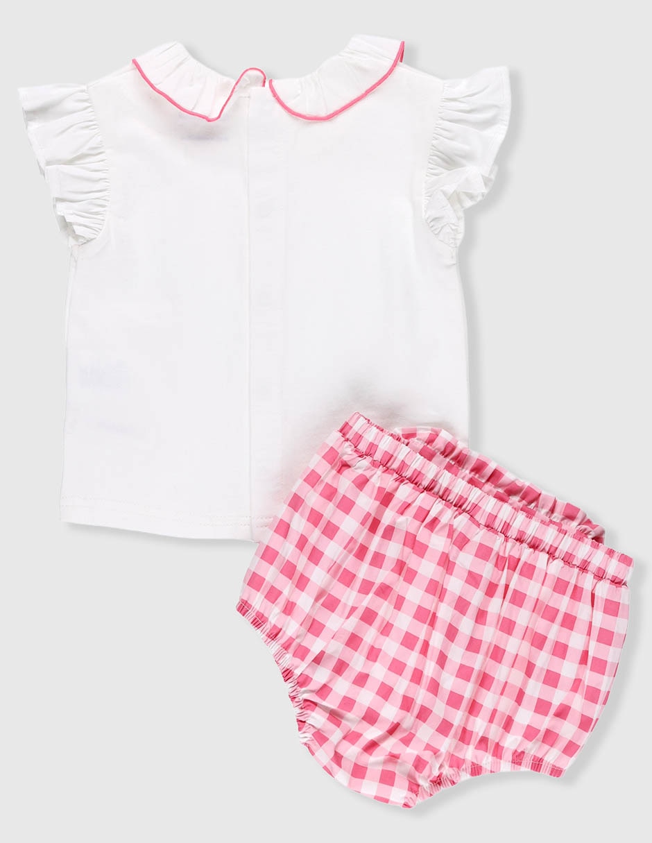 Conjunto de algodón para bebé niña