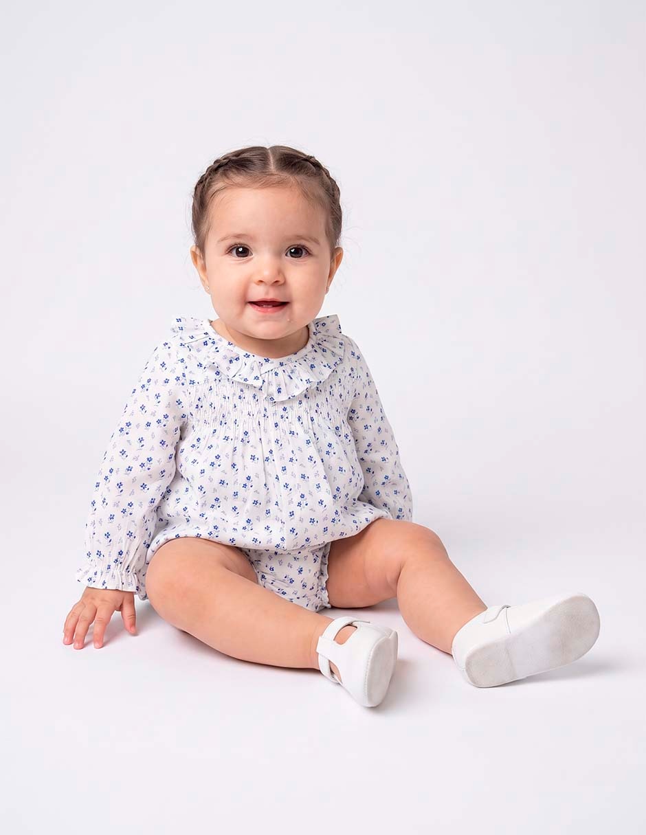 Vestido manga larga para niña