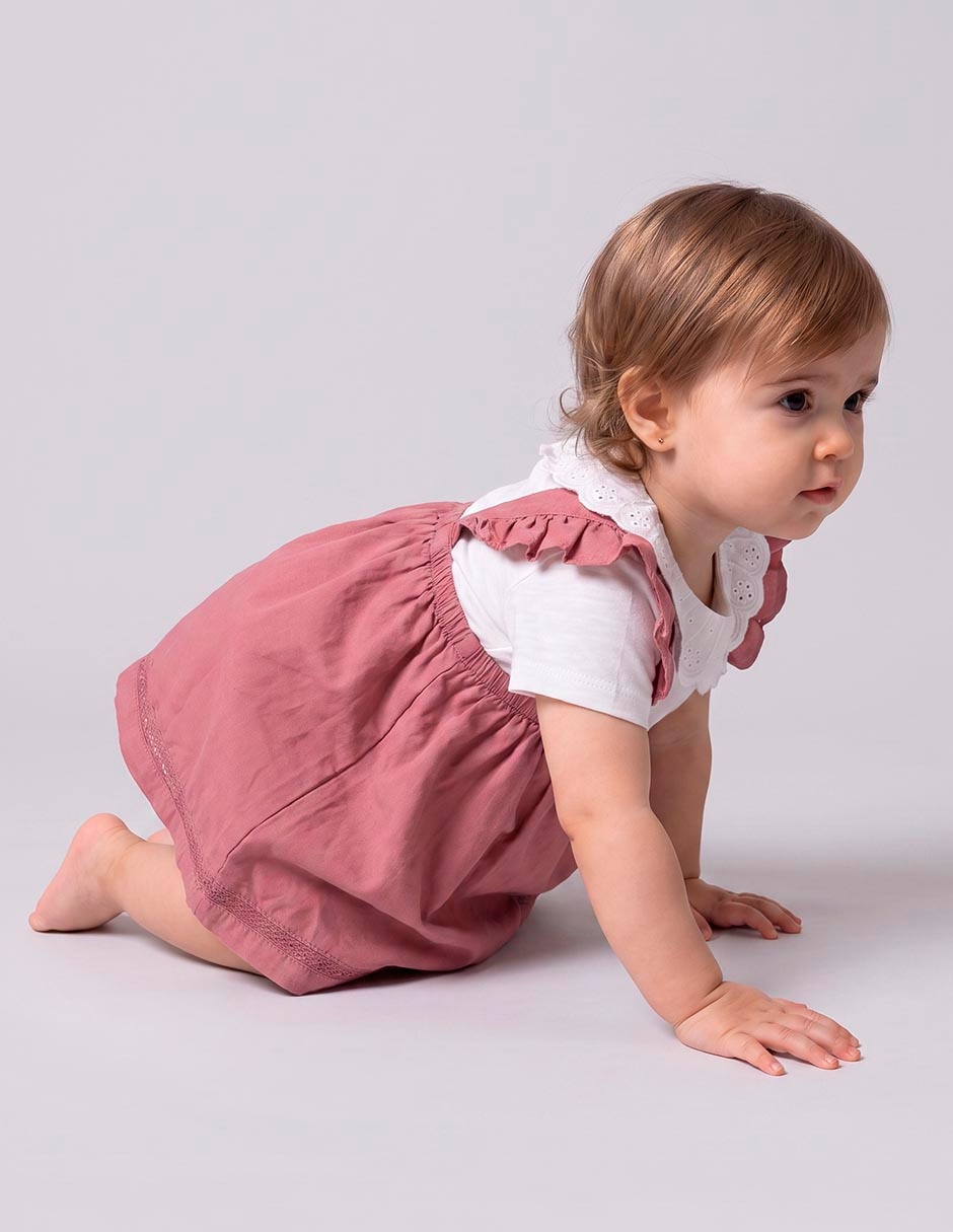 Conjunto casual de algodón para niña 2 piezas