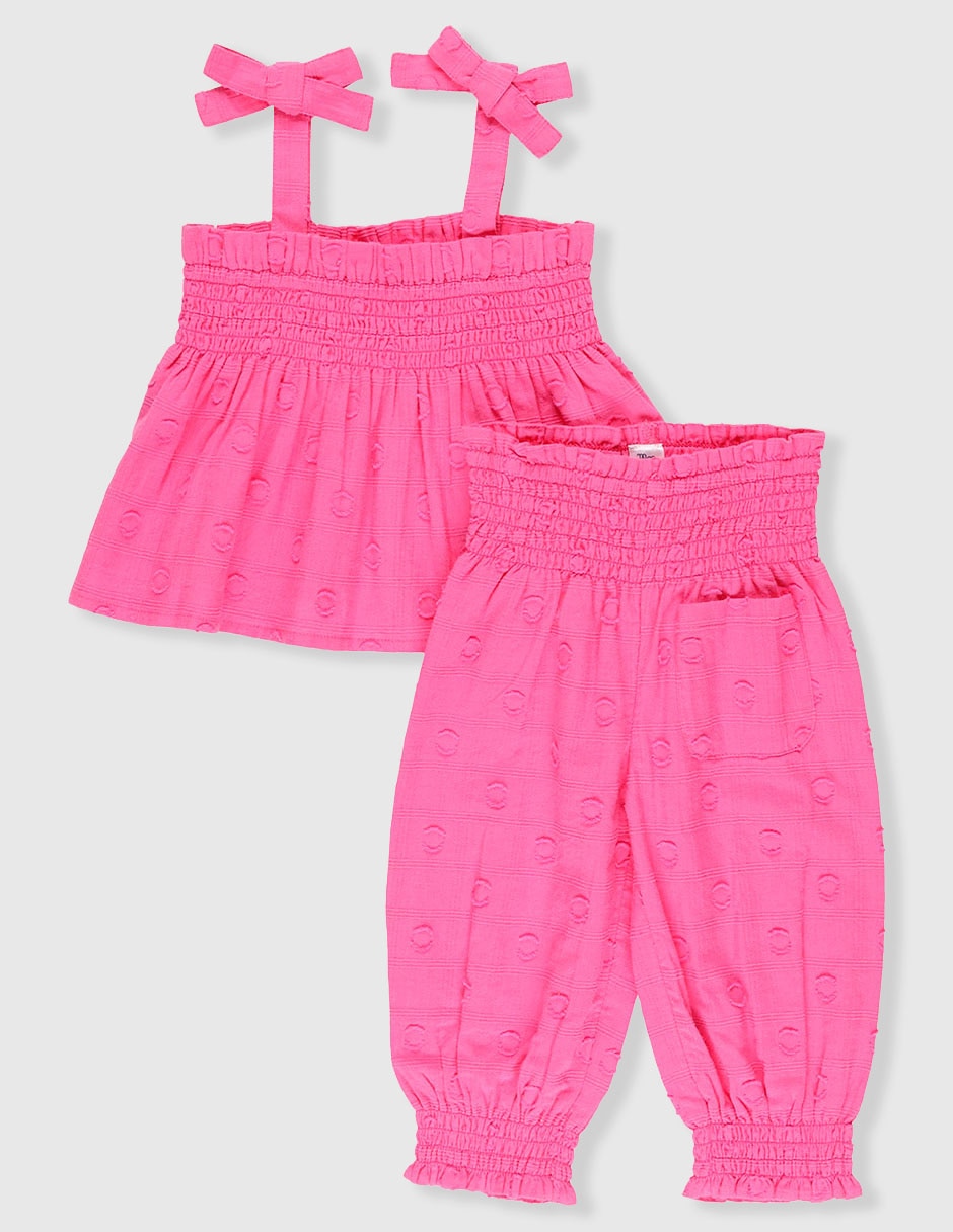 Conjunto pants Mon Caramel de algodón para bebé niña Conjunto pants Mon Caramel de algodón para bebé niña