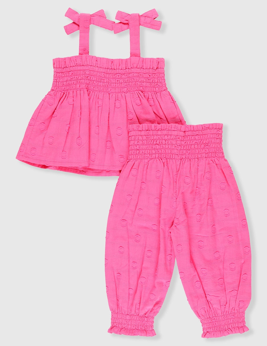 Conjunto pants Mon Caramel de algodón para bebé niña