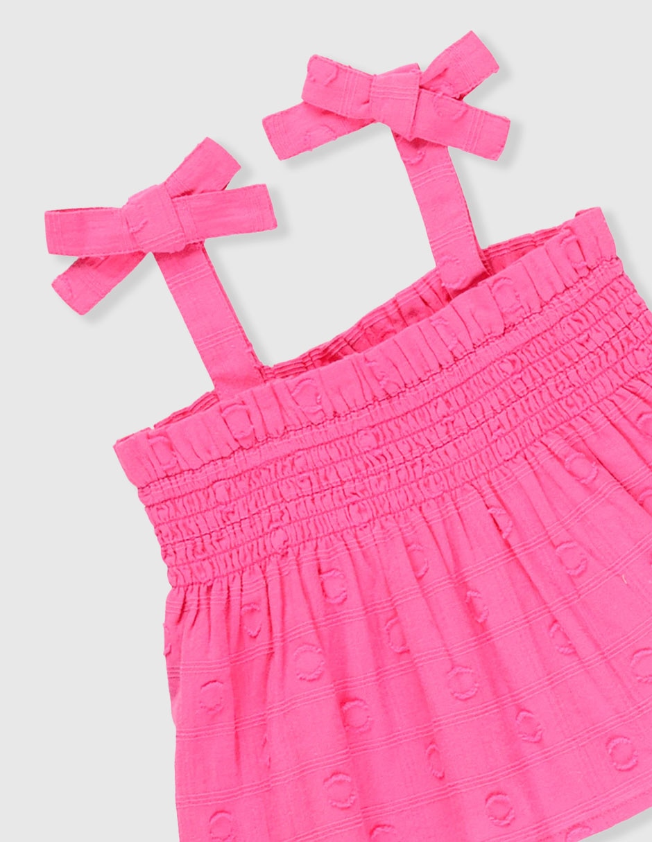Conjunto pants Mon Caramel de algodón para bebé niña
