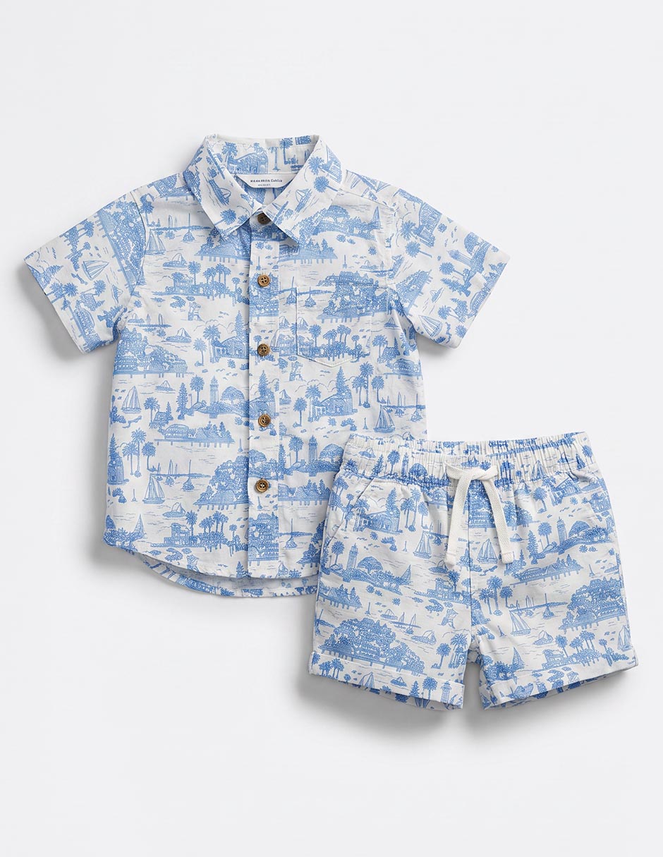 Conjunto casual de algodón para niño 2 piezas 2