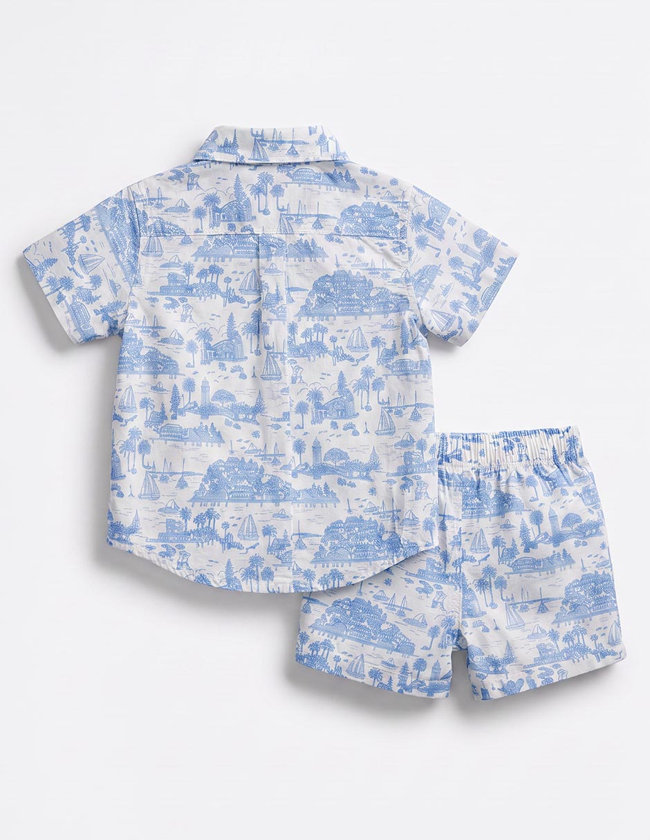 Conjunto casual de algodón para niño 2 piezas 3
