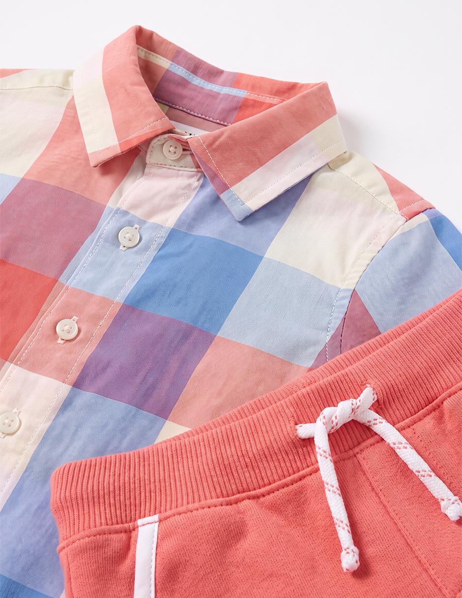 Conjunto de algodón para bebé niño 4