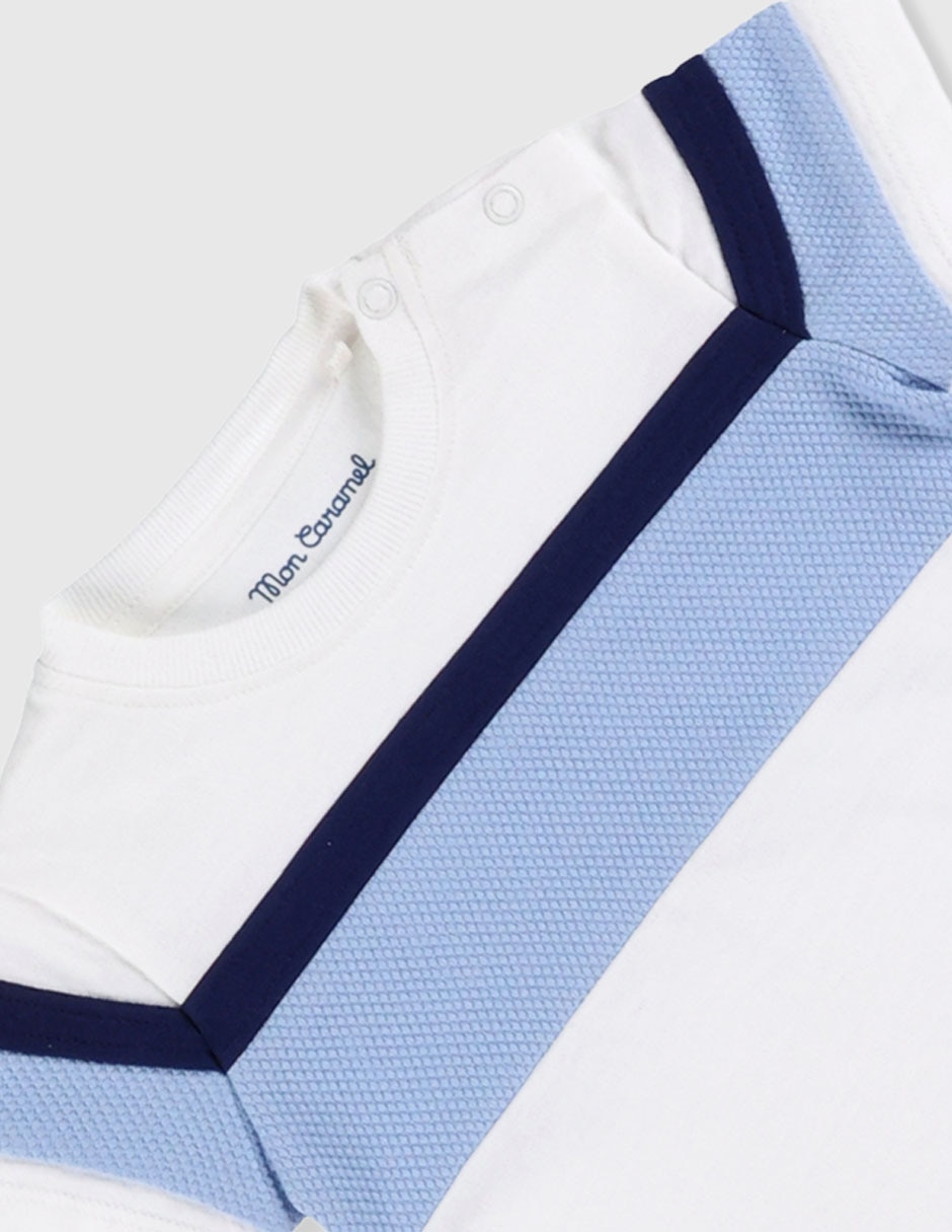 Playera manga corta para bebé niño