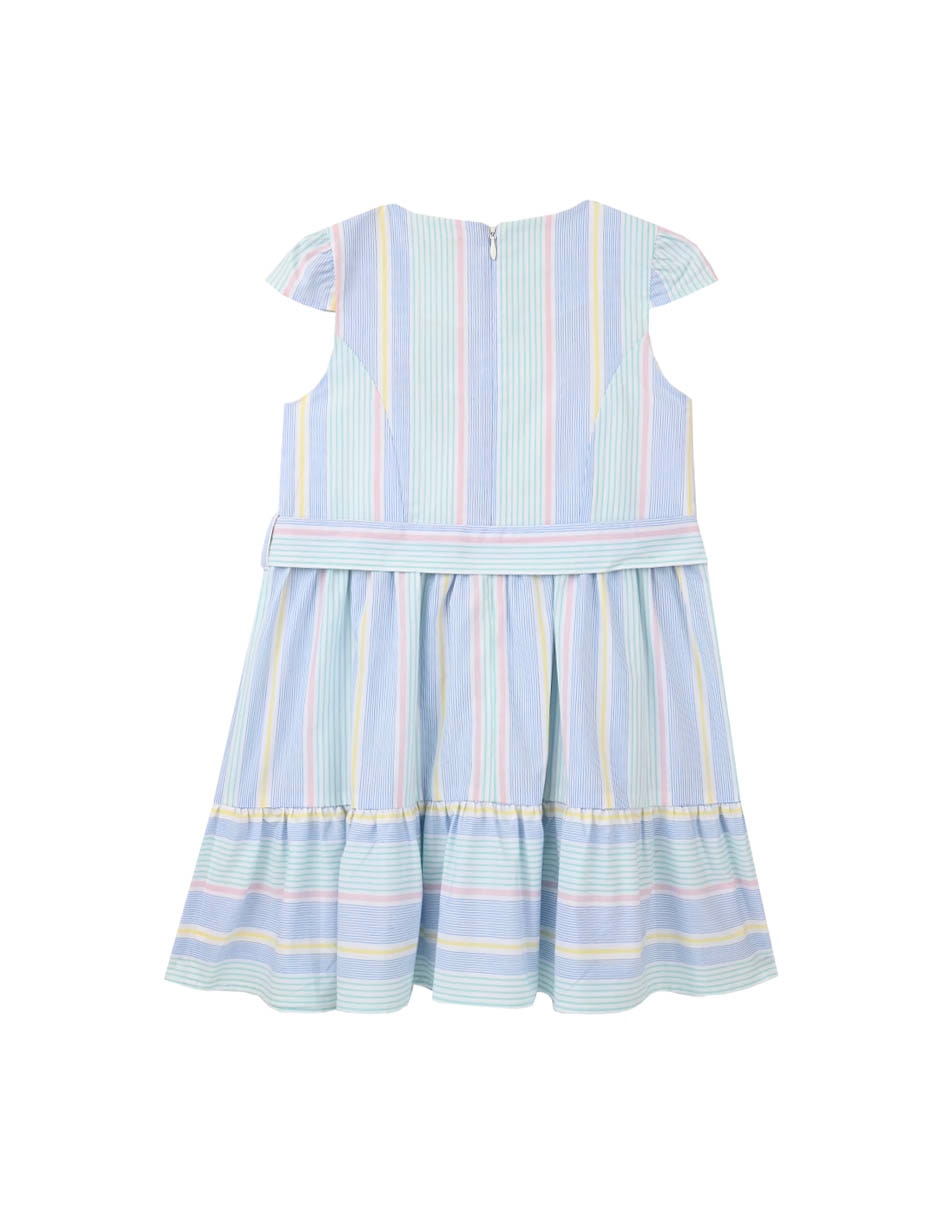 Vestido Maiko manga cap para bebé niña